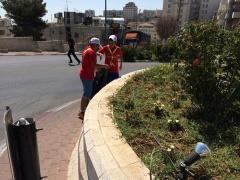 مخيم كشاف السريان يقيم يوم عمل تطوعي في مدينة بيت لحم - صور