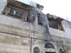 سقوط صاروخ اطلق من غزة على منزل فلسطيني بالخطأ ببيت ساحور 