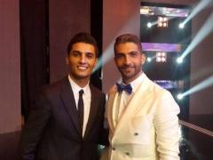 بالصور : محمد عساف أفضل مطرب شاب للعام 2014