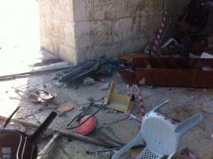 بالصور : عشرات الاصابات في اقتحام الاحتلال للأقصى