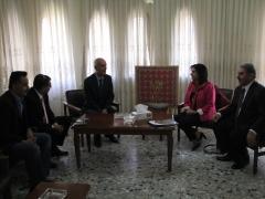 رئيسة بلدية بيت لحم تستقبل وزير الحكم المحلي وتطلعه على أبرز احتياجات المدينة