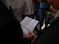 بالصور : وقفة تضامنية امام مدرسة طاليثا قومي