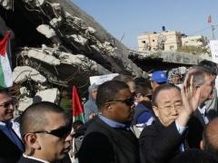 كي مون مصدوم من هول الدمار في غزة ويدعو لرفع الحصار