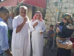 بالصور : وصول الفوج الاول من سكان غزة الى مدينة القدس