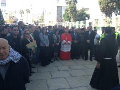 مبعوث الفاتيكان الكردينال جوالتيرو يصل بيت لحم (صور)