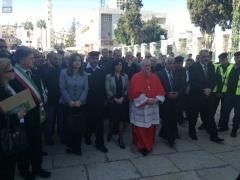 مبعوث الفاتيكان الكردينال جوالتيرو يصل بيت لحم (صور)