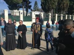 مبعوث الفاتيكان الكردينال جوالتيرو يصل بيت لحم (صور)