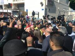 مبعوث الفاتيكان الكردينال جوالتيرو يصل بيت لحم (صور)