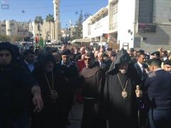 مبعوث الفاتيكان الكردينال جوالتيرو يصل بيت لحم (صور)