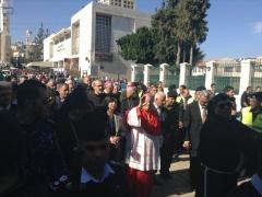 مبعوث الفاتيكان الكردينال جوالتيرو يصل بيت لحم (صور)