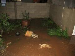 الدفاع المدني يخلي7 منازل تضررت بسبب العاصفة