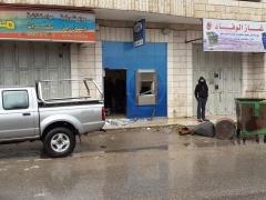 صور:- احباط عملية سطو على الصراف الالي للبنك العربي في بلدة العبيدية شرق بيت لحم