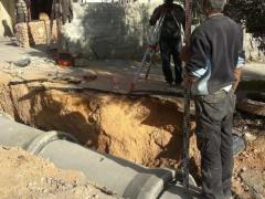 رئيسة بلدية بيت لحم تقوم بجولة لتفقد سير أعمال تعبيد شوارع بيت لحم