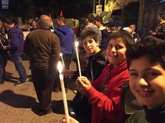 بيت ساحور تتضامن مع ذوي الشهيد الكساسبة وتندد بوحشية 