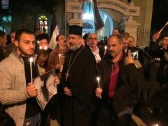 بيت ساحور تتضامن مع ذوي الشهيد الكساسبة وتندد بوحشية 