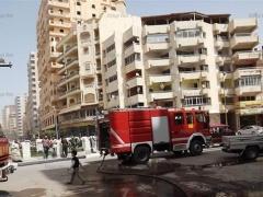 بالصور - حريق في فيلا عادل إمام