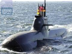 غواصة ألمانية في طريقها إلى إسرائيل