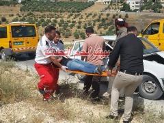 اصابتين بحادث سير شرق بيت لحم