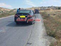 اصابتين بحادث سير شرق بيت لحم