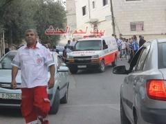 بالصـور.. إصابة طفل بجروح طفيفة إثر حادث سير في بيت جالا