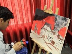 اطفال فلسطين يرسمون احلامهم بالتعليم  ما بعد 2015 في فلسطين