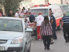 بالصـور.. إصابة طفل بجروح طفيفة إثر حادث سير في بيت جالا