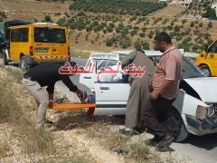 اصابتين بحادث سير شرق بيت لحم