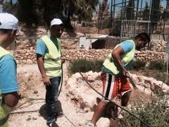 بالصور| نشاط تطوعي لشبيبة الطالبة المسيحية والمجلس الشبابي في بيت ساحور