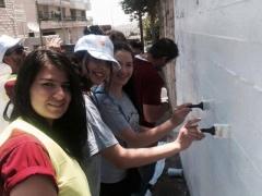 بالصور| نشاط تطوعي لشبيبة الطالبة المسيحية والمجلس الشبابي في بيت ساحور