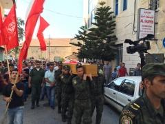 جماهير بيت ساحور ومحافظة بيت لحم تودع المناضل وليد جرايسة