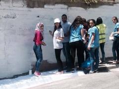 بالصور| نشاط تطوعي لشبيبة الطالبة المسيحية والمجلس الشبابي في بيت ساحور