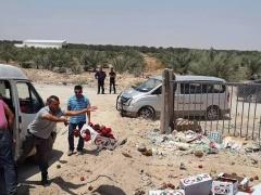 بالصور: اتلاف 714 كغم فلفل حلو مجهول المصدر في أريحا