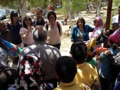 لجان العمل الصحي تستقبل وفداً من مؤسسة التضامن من أجل السلام الإسبانية