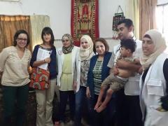 لجان العمل الصحي تستقبل وفداً من مؤسسة التضامن من أجل السلام الإسبانية