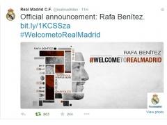 رسميا.. بنيتيز مدربا لريال مدريد