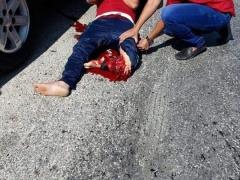 بالفيديو: حادث دهس 