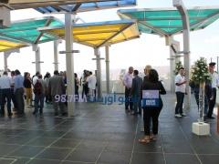 بالصور| إطلاق مشاريع ووضع حجر الأساس لمشروع حديقة البيارة في بيت لحم