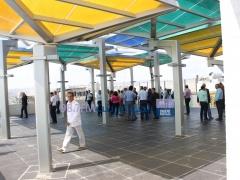 بالصور| إطلاق مشاريع ووضع حجر الأساس لمشروع حديقة البيارة في بيت لحم