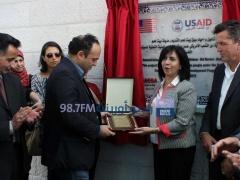 بالصور| إطلاق مشاريع ووضع حجر الأساس لمشروع حديقة البيارة في بيت لحم