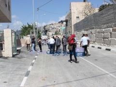 بالصور| إطلاق مشاريع ووضع حجر الأساس لمشروع حديقة البيارة في بيت لحم