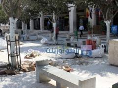 المرحلة الثانية لمشروع تجميل واعادة تأهيل ساحة المهد