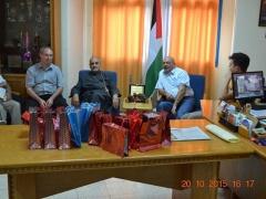 وفد من بلدية سانت هيربلن الفرنسية يزور بلدية بيت ساحور