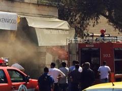 بالصور اخماد حريق في سوبر ماركت في بيت لحم