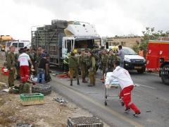 بالصور | اربع اصابات في حادث سير شرق بيت لحم