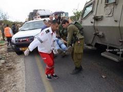 بالصور | اربع اصابات في حادث سير شرق بيت لحم