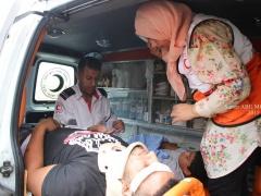 بالصور | اربع اصابات في حادث سير شرق بيت لحم