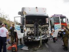 بالصور | اربع اصابات في حادث سير شرق بيت لحم