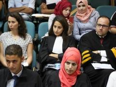 جامعة القدس تقيم المسابقات الدولية السابعة للمرافعات في حقوق الإنسان بفلسطين