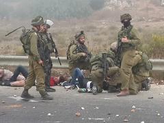 إصابة خطيرة و3 متوسطة في المواجهات مع جنود الاحتلال قرب 