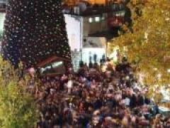 الناصرة تضيء شجرة الميلاد وتعلن بدء الإحتفالات